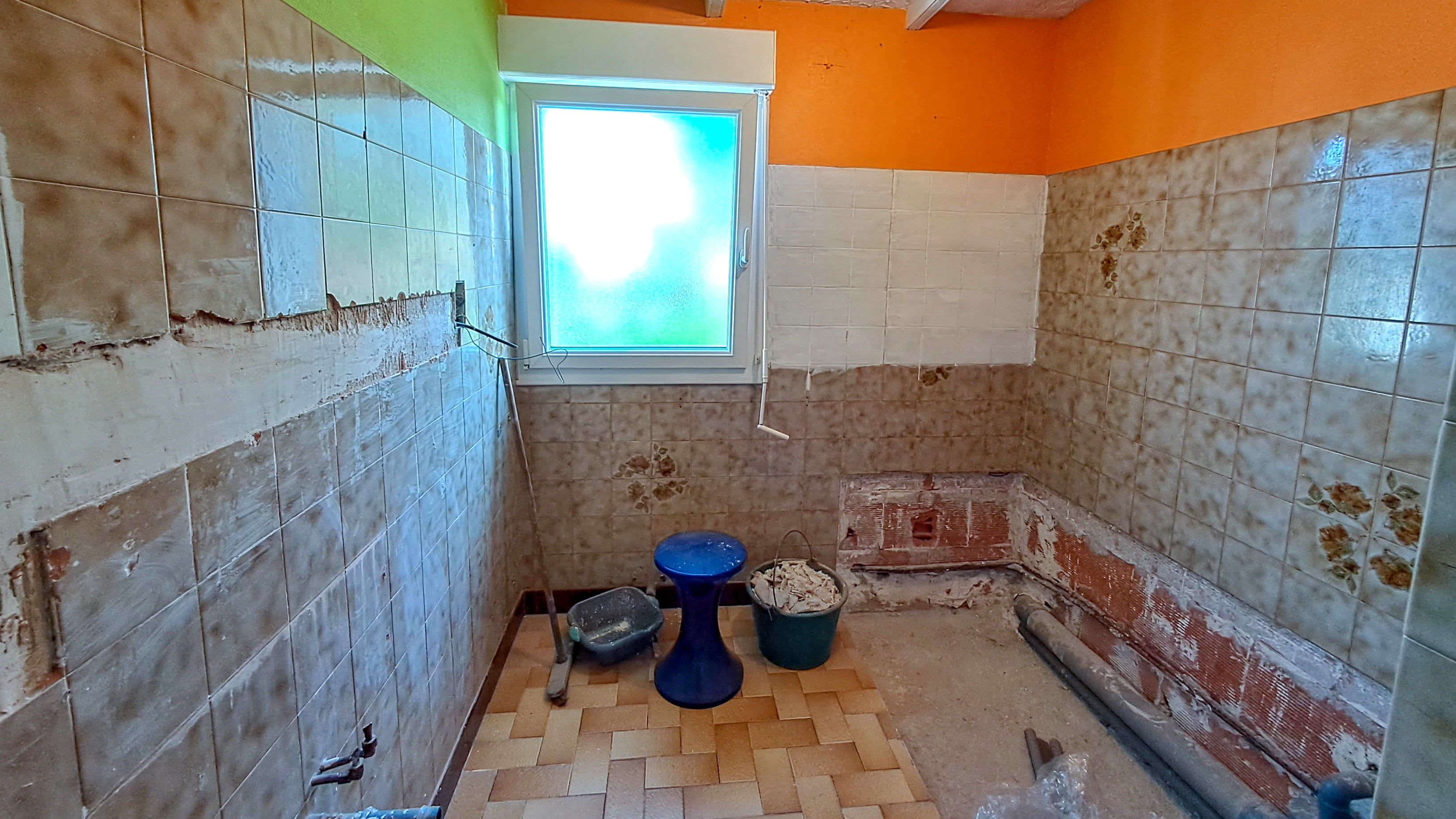 Salle de bain avant travaux