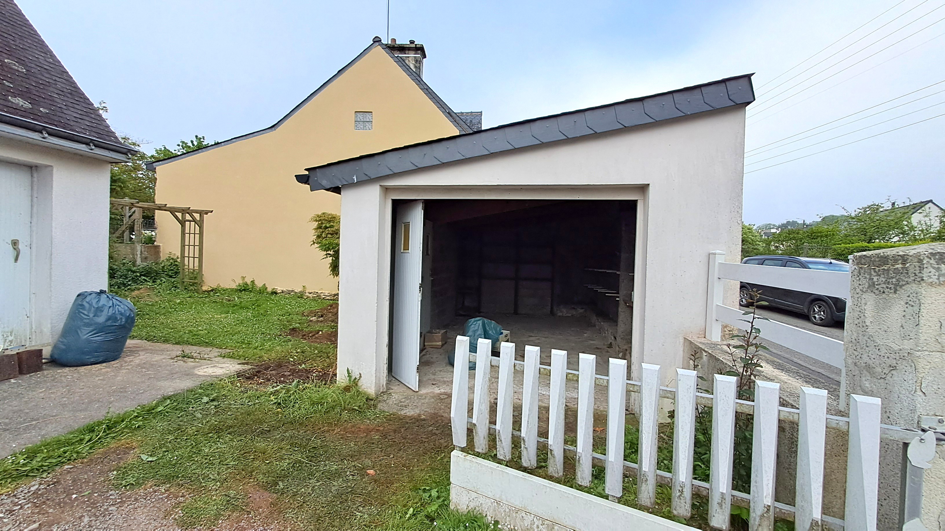 Création d'une extension pour accueillir une cuisine avant travaux